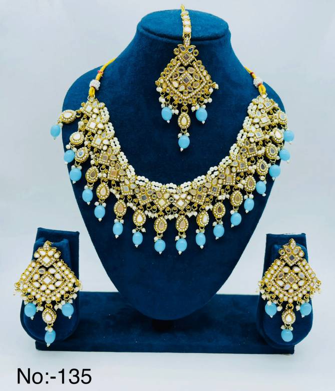 Diamond And Moti Kundan Necklace Catalog
